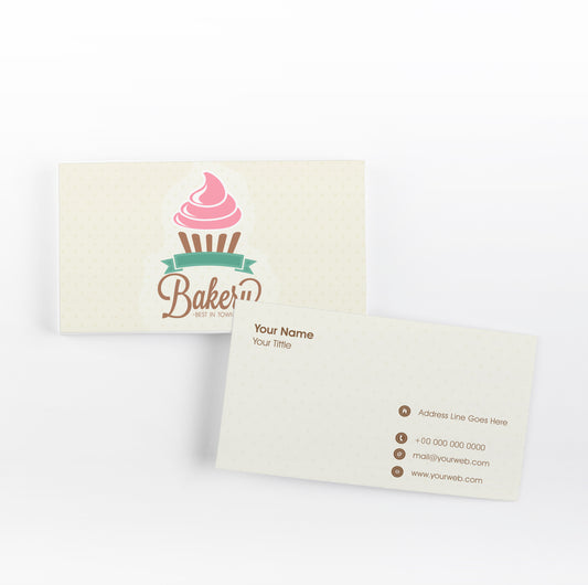 Cup Cake Bakery Business Card