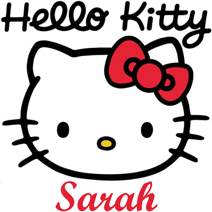 Hello Kitty Kids Door Room Name Sticker