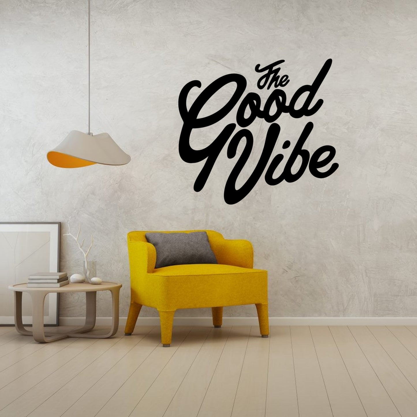 The Good Vibes Wall Art Quotes Vinyl Sticker